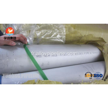 Tuyau soudé d&#39;acier inoxydable d&#39;ASTM A312 TP304 / 304L